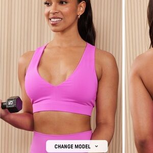 Fabletics On-The-Go Midi Medium Impact Sports Bra